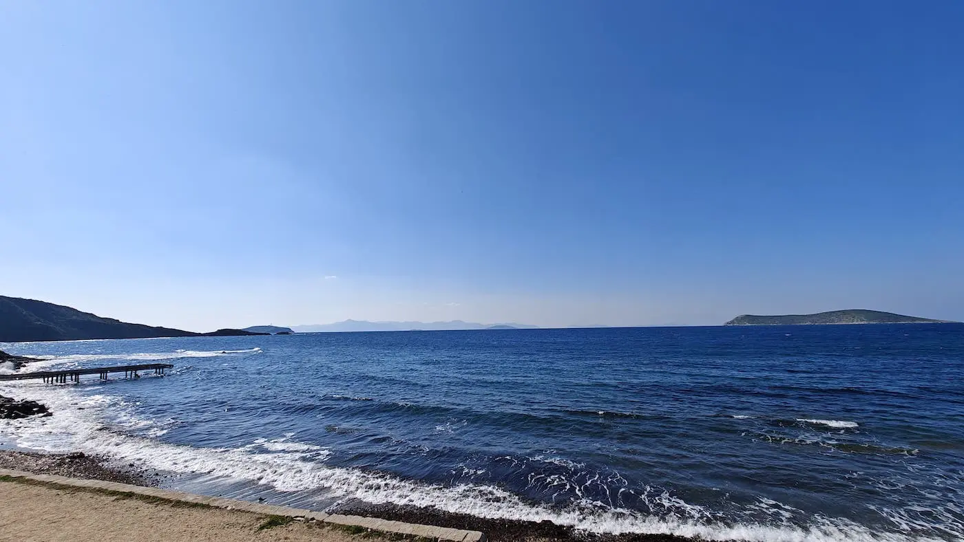 Gumusluk beach